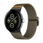 سوار ساعة نايلون مطاطي xDfind، لـ Google Pixel Watch 4 / 3 مقاس 45 مم، لـ Google Pixel Watch 4 / 3 / 2 / 1 مقاس 41 مم