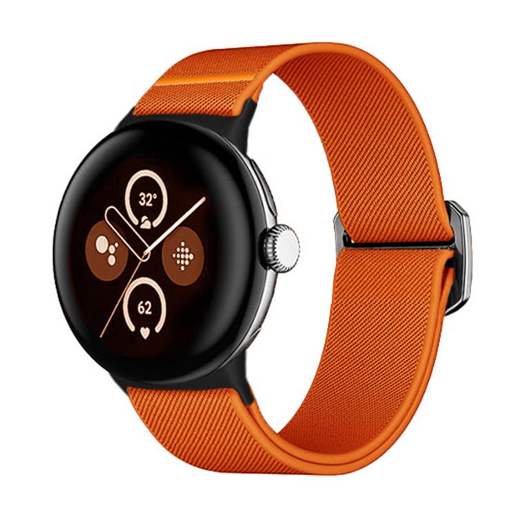 سوار ساعة نايلون مطاطي xDfind، لـ Google Pixel Watch 4 / 3 مقاس 45 مم، لـ Google Pixel Watch 4 / 3 / 2 / 1 مقاس 41 مم