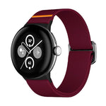سوار ساعة نايلون مطاطي xDfind، لـ Google Pixel Watch 4 / 3 مقاس 45 مم، لـ Google Pixel Watch 4 / 3 / 2 / 1 مقاس 41 مم