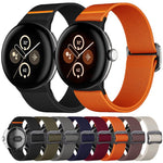 سوار ساعة نايلون مطاطي xDfind، لـ Google Pixel Watch 4 / 3 مقاس 45 مم، لـ Google Pixel Watch 4 / 3 / 2 / 1 مقاس 41 مم