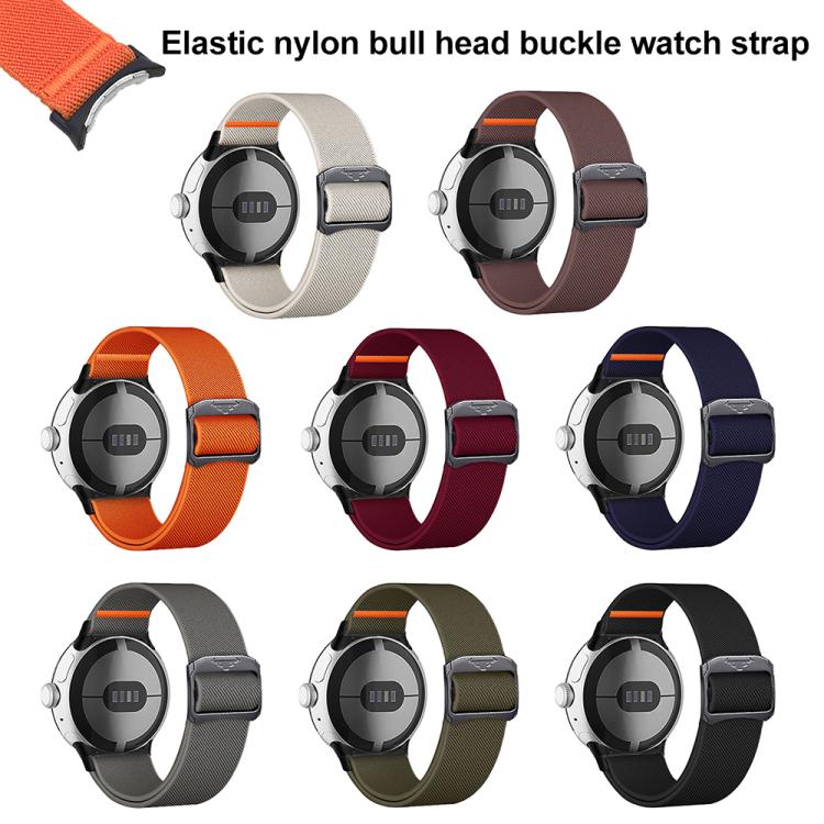 xDfind Elastic Nylon Watch Band, For Google Pixel Watch 4 / 3 45mm, For Google Pixel Watch 4 / 3 / 2 / 1 41mm