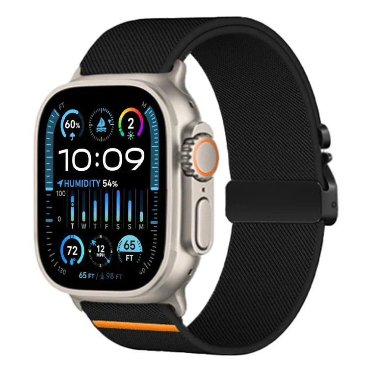 xDfind Parachute Buckle Stretch Nylon Watch Band, For Apple Watch 42 / 44 / 45 / 46 / 49mm, For Apple Watch 38 / 40 / 41 / S10 42mm