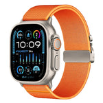 xDfind Parachute Buckle Stretch Nylon Watch Band, For Apple Watch 42 / 44 / 45 / 46 / 49mm, For Apple Watch 38 / 40 / 41 / S10 42mm