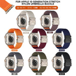 xDfind Parachute Buckle Stretch Nylon Watch Band, For Apple Watch 42 / 44 / 45 / 46 / 49mm, For Apple Watch 38 / 40 / 41 / S10 42mm