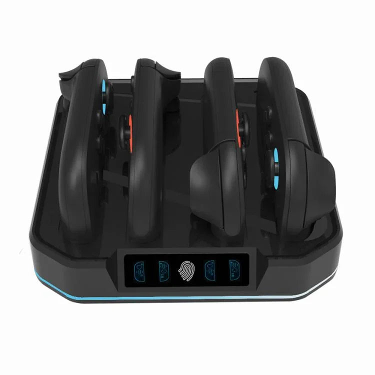 KJH NS2-026 4 in 1 Game Controller Charging Stand with RGB Light, KJH-NS2-026