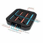 KJH NS2-026 4 in 1 Game Controller Charging Stand with RGB Light, KJH-NS2-026