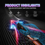 JYS NS2313 Left & Right Controller Mouse + Pad Joy-Con Adapter Stand, JYS-NS2313