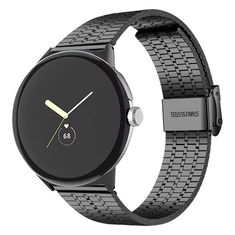 xDfind Seven Beads Buckle Stainless Steel Watch Band, For Google Pixel Watch 4 / Watch 3 45mm, For Google Pixel Watch 4 / 3 / 2 / 1 41mm