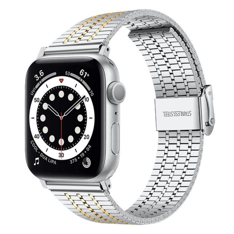 xDfind Seven Beads Buckle Stainless Steel Watch Band, For Apple Watch 42 / 44 / 45 / 46 / 49mm, For Apple Watch 38 / 40 / 41 / S10 42mm