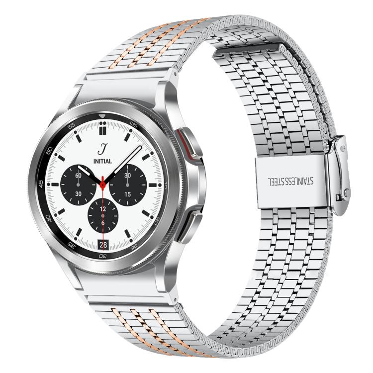 xDfind Seven Beads Buckle Stainless Steel Watch Band, For Samsung Galaxy Watch Ultra / Ultra 2025, For Samsung Galaxy Watch8 / 8 Classic, For Samsung Galaxy Watch 7 / 6 / 5 / FE