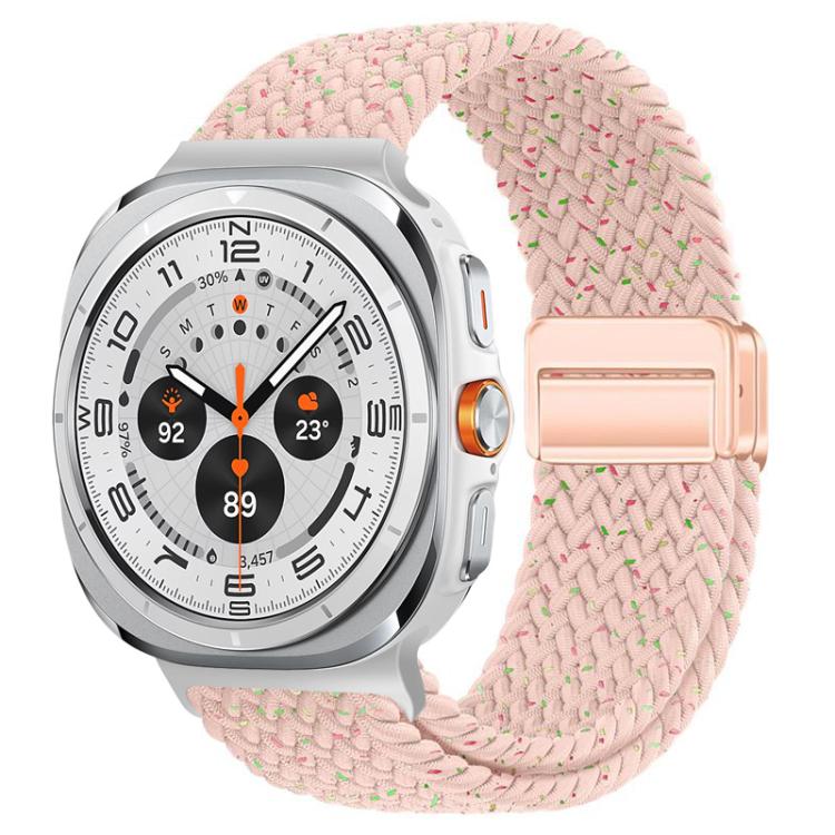 xDfind Magnetic Buckle Nylon Braid Loop Watch Band, For Samsung Galaxy Watch Ultra / Ultra 2025, For Samsung Galaxy Watch8 / Watch8 Classic