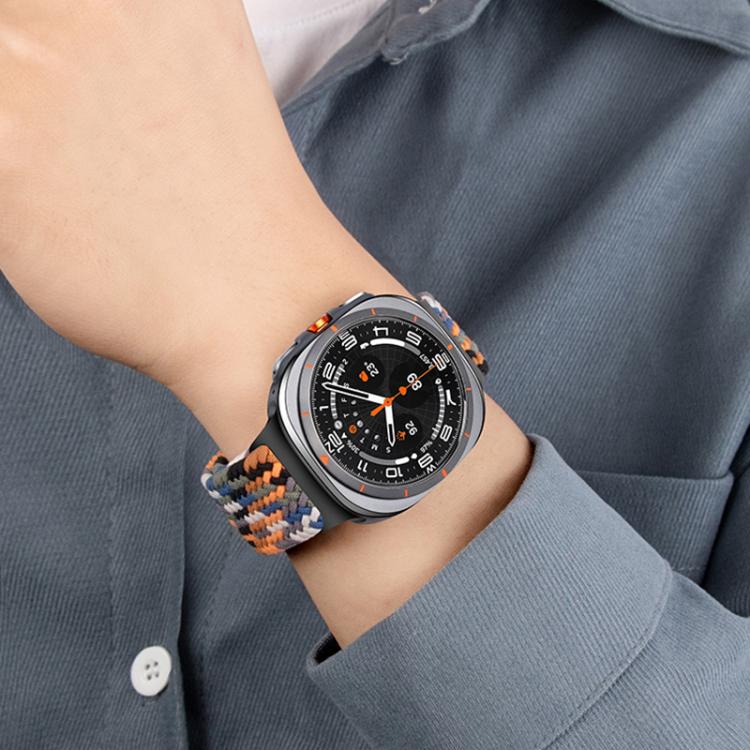 xDfind Magnetic Buckle Nylon Braid Loop Watch Band, For Samsung Galaxy Watch Ultra / Ultra 2025, For Samsung Galaxy Watch8 / Watch8 Classic