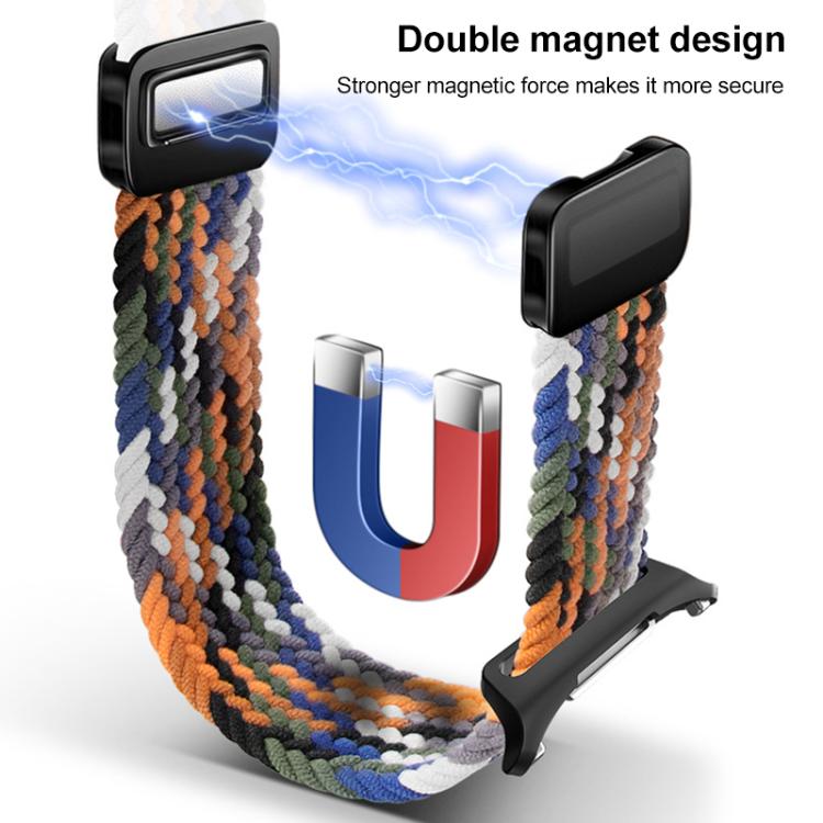 xDfind Magnetic Buckle Nylon Braid Loop Watch Band, For Samsung Galaxy Watch Ultra / Ultra 2025, For Samsung Galaxy Watch8 / Watch8 Classic