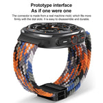 xDfind Magnetic Buckle Nylon Braid Loop Watch Band, For Samsung Galaxy Watch Ultra / Ultra 2025, For Samsung Galaxy Watch8 / Watch8 Classic