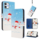 Christmas Series Buckle Leather Phone Case with Hand Strap, For iPhone 11 Pro Max, For iPhone 11, For iPhone 11 Pro, For iPhone XS / X, For iPhone XR, For iPhone XS Max, For iPhone 8 Plus / 7 Plus