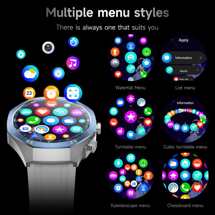 F38 Dual-ear Bluetooth Earphone Smart Watch IP67 Supports Heart Rate Monitoring, Silicone, Leather, Steel