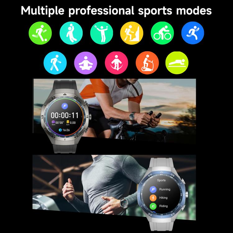 F38 Dual-ear Bluetooth Earphone Smart Watch IP67 Supports Heart Rate Monitoring, Silicone, Leather, Steel