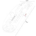 Yesido KB29 Transparent Bluetooth Dual Mode Wireless Mouse, KB29 (White), KB29 (Black)