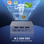 GXMO N9(N95) Windows 11 Intel ADL-N N95 4-Core Processor Mini Computer, 16GB+512GB