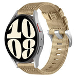 xDfind Two-section Nylon Watch Band, For Samsung Galaxy Watch Ultra / Ultra 2025, For Samsung Galaxy Watch8 / 8 Classic, For Samsung Galaxy Watch 7 / 6 / 5 / FE