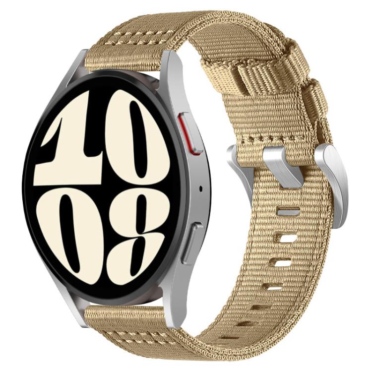 xDfind Two-section Nylon Watch Band, For Samsung Galaxy Watch Ultra / Ultra 2025, For Samsung Galaxy Watch8 / 8 Classic, For Samsung Galaxy Watch 7 / 6 / 5 / FE