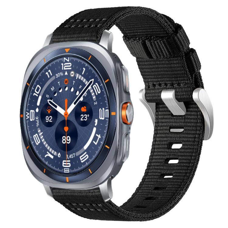 xDfind Two-section Nylon Watch Band, For Samsung Galaxy Watch Ultra / Ultra 2025, For Samsung Galaxy Watch8 / 8 Classic, For Samsung Galaxy Watch 7 / 6 / 5 / FE