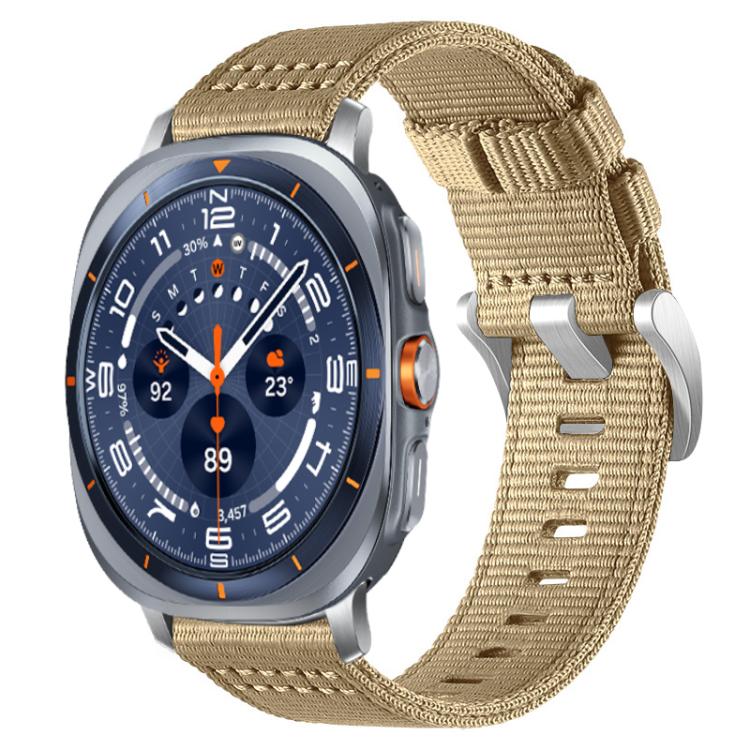 xDfind Two-section Nylon Watch Band, For Samsung Galaxy Watch Ultra / Ultra 2025, For Samsung Galaxy Watch8 / 8 Classic, For Samsung Galaxy Watch 7 / 6 / 5 / FE