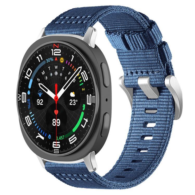 xDfind Two-section Nylon Watch Band, For Samsung Galaxy Watch Ultra / Ultra 2025, For Samsung Galaxy Watch8 / 8 Classic, For Samsung Galaxy Watch 7 / 6 / 5 / FE