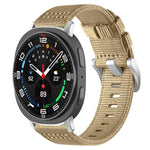 xDfind Two-section Nylon Watch Band, For Samsung Galaxy Watch Ultra / Ultra 2025, For Samsung Galaxy Watch8 / 8 Classic, For Samsung Galaxy Watch 7 / 6 / 5 / FE