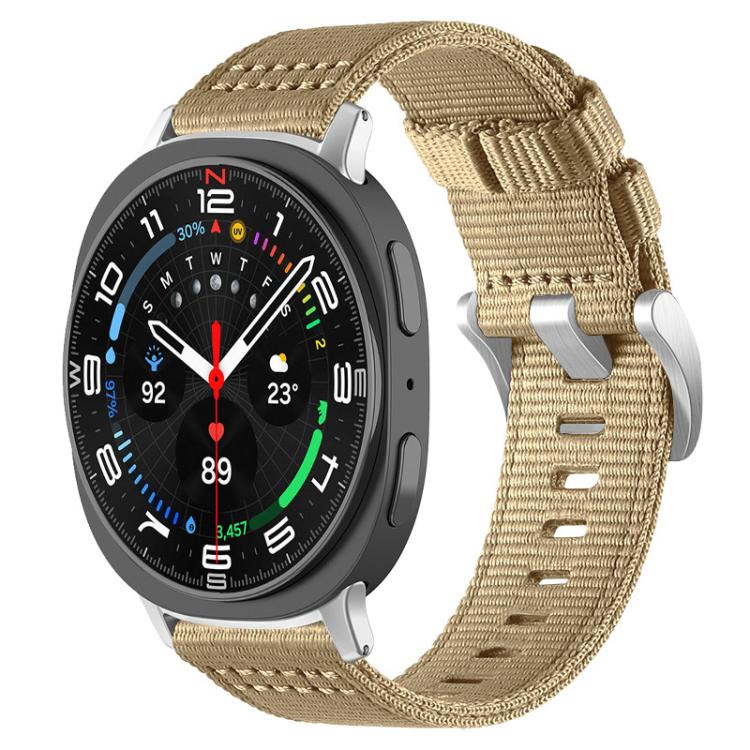 xDfind Two-section Nylon Watch Band, For Samsung Galaxy Watch Ultra / Ultra 2025, For Samsung Galaxy Watch8 / 8 Classic, For Samsung Galaxy Watch 7 / 6 / 5 / FE