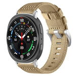 xDfind Two-section Nylon Watch Band, For Samsung Galaxy Watch Ultra / Ultra 2025, For Samsung Galaxy Watch8 / 8 Classic, For Samsung Galaxy Watch 7 / 6 / 5 / FE