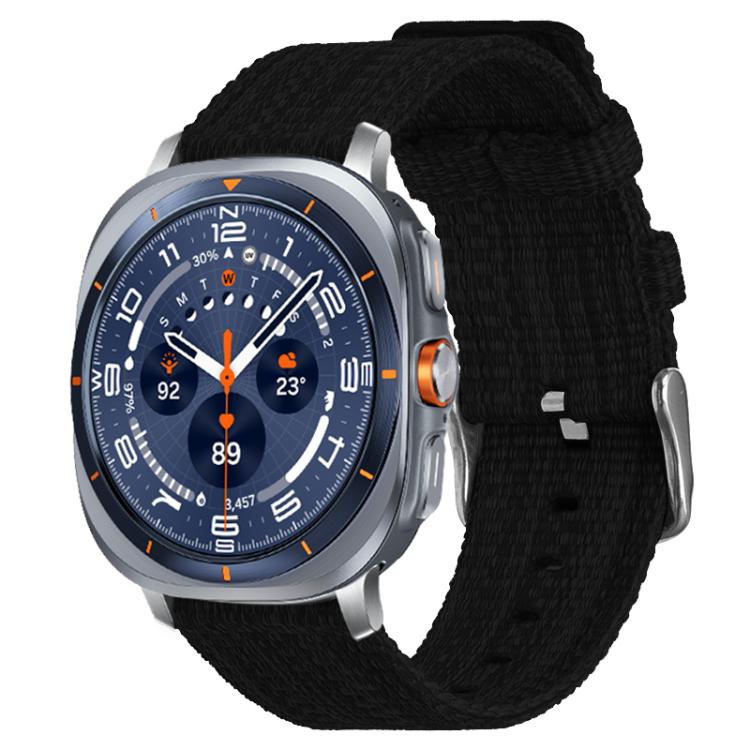 xDfind Nylon Canvas Watch Band, For Samsung Galaxy Watch Ultra / Ultra 2025, For Samsung Galaxy Watch8 / 8 Classic, For Samsung Galaxy Watch 7 / 6 / 5 / FE, For Samsung Galaxy Fit3