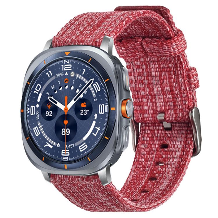 xDfind Nylon Canvas Watch Band, For Samsung Galaxy Watch Ultra / Ultra 2025, For Samsung Galaxy Watch8 / 8 Classic, For Samsung Galaxy Watch 7 / 6 / 5 / FE, For Samsung Galaxy Fit3
