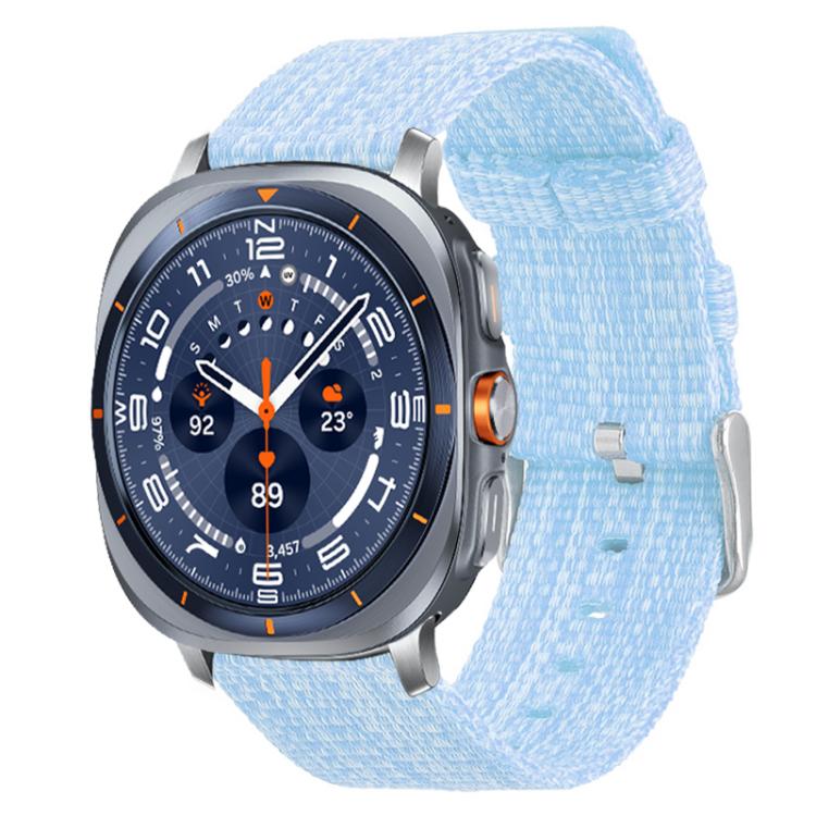 xDfind Nylon Canvas Watch Band, For Samsung Galaxy Watch Ultra / Ultra 2025, For Samsung Galaxy Watch8 / 8 Classic, For Samsung Galaxy Watch 7 / 6 / 5 / FE, For Samsung Galaxy Fit3
