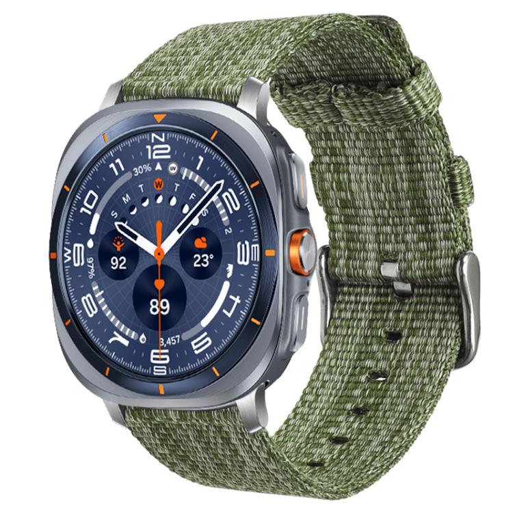 xDfind Nylon Canvas Watch Band, For Samsung Galaxy Watch Ultra / Ultra 2025, For Samsung Galaxy Watch8 / 8 Classic, For Samsung Galaxy Watch 7 / 6 / 5 / FE, For Samsung Galaxy Fit3