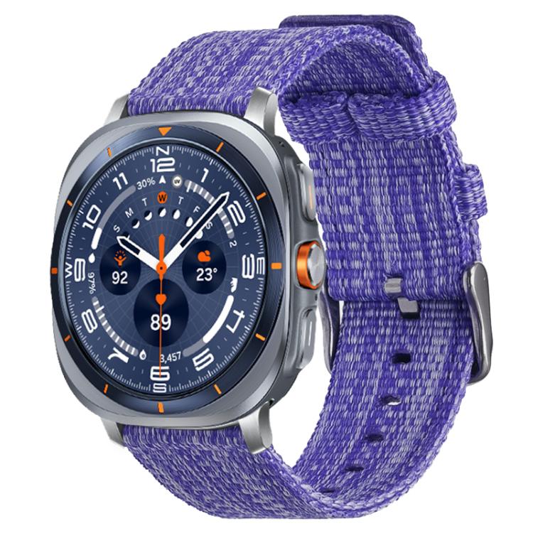 xDfind Nylon Canvas Watch Band, For Samsung Galaxy Watch Ultra / Ultra 2025, For Samsung Galaxy Watch8 / 8 Classic, For Samsung Galaxy Watch 7 / 6 / 5 / FE, For Samsung Galaxy Fit3