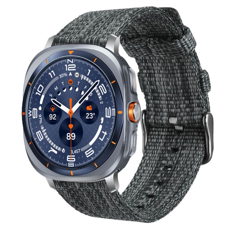 xDfind Nylon Canvas Watch Band, For Samsung Galaxy Watch Ultra / Ultra 2025, For Samsung Galaxy Watch8 / 8 Classic, For Samsung Galaxy Watch 7 / 6 / 5 / FE, For Samsung Galaxy Fit3