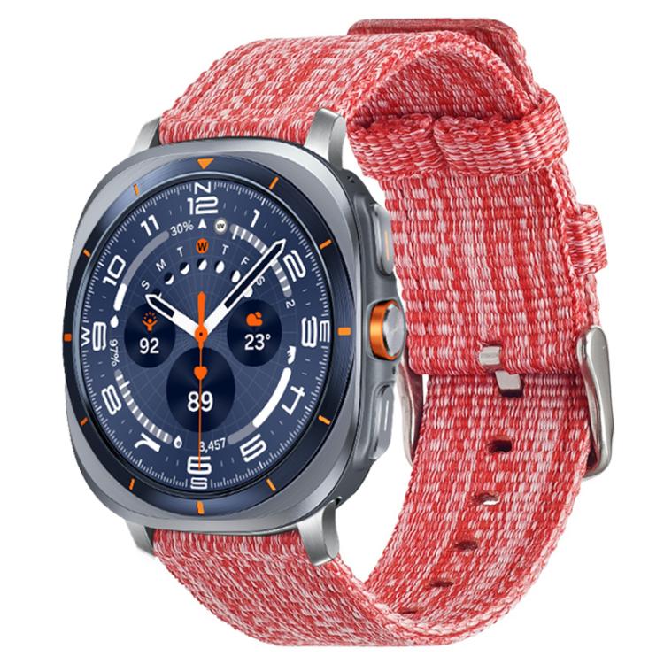 xDfind Nylon Canvas Watch Band, For Samsung Galaxy Watch Ultra / Ultra 2025, For Samsung Galaxy Watch8 / 8 Classic, For Samsung Galaxy Watch 7 / 6 / 5 / FE, For Samsung Galaxy Fit3
