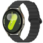 xDfind Loop Magnetic Glossy Silicone Watch Band, For Samsung Galaxy Watch Ultra / Ultra 2025, For Samsung Galaxy Watch8 / 8 Classic, For Samsung Galaxy Watch 7 / 6 / 5 / FE, For Samsung Galaxy Fit3