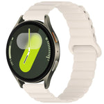 xDfind Loop Magnetic Glossy Silicone Watch Band, For Samsung Galaxy Watch Ultra / Ultra 2025, For Samsung Galaxy Watch8 / 8 Classic, For Samsung Galaxy Watch 7 / 6 / 5 / FE, For Samsung Galaxy Fit3