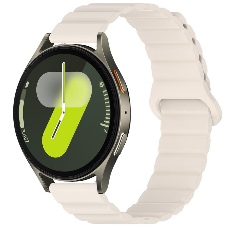 xDfind Loop Magnetic Glossy Silicone Watch Band, For Samsung Galaxy Watch Ultra / Ultra 2025, For Samsung Galaxy Watch8 / 8 Classic, For Samsung Galaxy Watch 7 / 6 / 5 / FE, For Samsung Galaxy Fit3