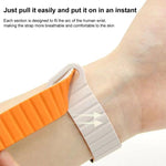 xDfind Loop Magnetic Glossy Silicone Watch Band, For Samsung Galaxy Watch Ultra / Ultra 2025, For Samsung Galaxy Watch8 / 8 Classic, For Samsung Galaxy Watch 7 / 6 / 5 / FE, For Samsung Galaxy Fit3