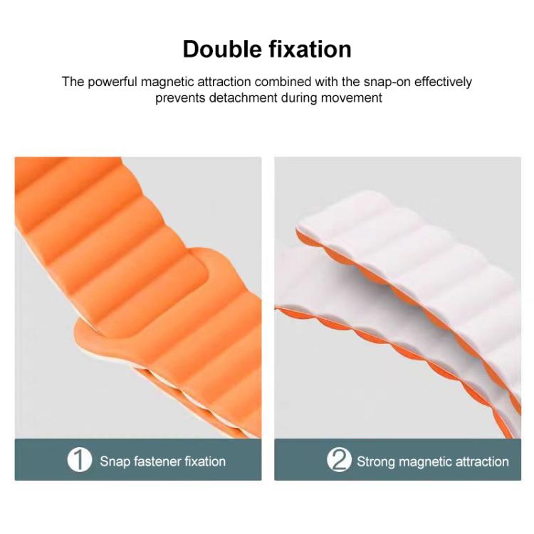 xDfind Loop Magnetic Glossy Silicone Watch Band, For Samsung Galaxy Watch Ultra / Ultra 2025, For Samsung Galaxy Watch8 / 8 Classic, For Samsung Galaxy Watch 7 / 6 / 5 / FE, For Samsung Galaxy Fit3