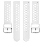 xDfind Silver Buckle Silicone Sport Watch Band, For Samsung Galaxy Watch 7 / 6 / 5 / FE