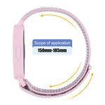 xDfind Watch Frame Integrated Nylon Hook and Loop Fastener Watch Band, For Samsung Galaxy Fit 3