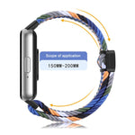 xDfind Magnetic Buckle Nylon Braided Watch Band, For Samsung Galaxy Fit 3