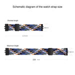 xDfind Magnetic Buckle Nylon Braided Watch Band, For Samsung Galaxy Fit 3