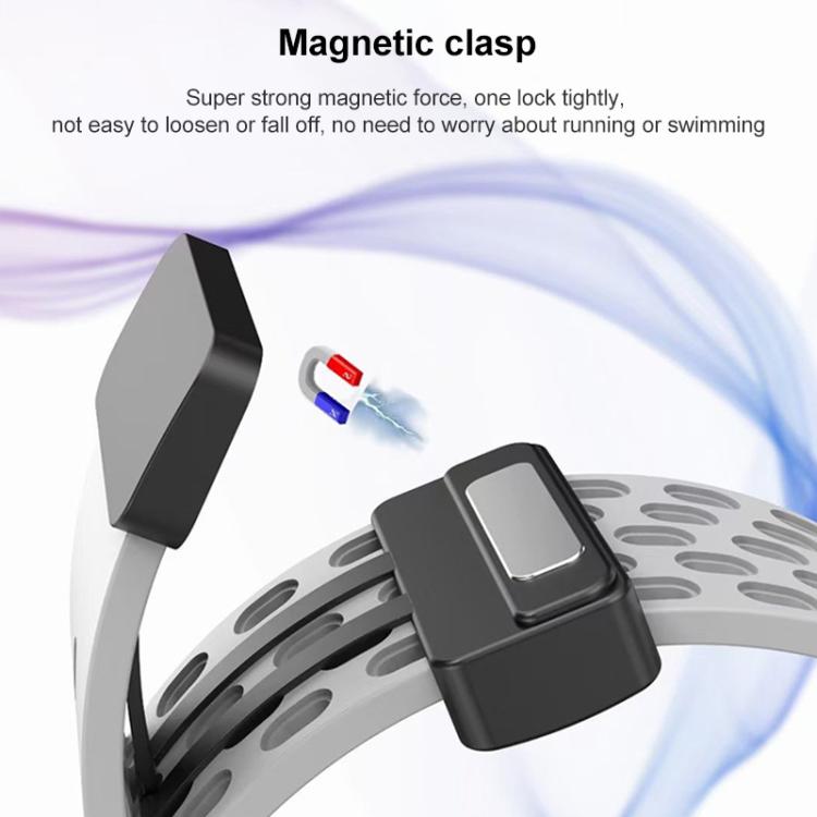 xDfind Magnetic Clasp Silicone Watch Band, For Apple Watch 42 / 44 / 45 / 46 / 49mm, For Apple Watch 38 / 40 / 41 / S10 42mm