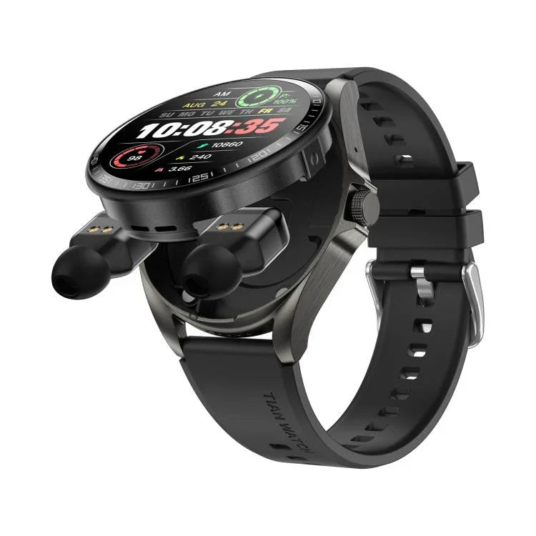 F36 1.46 inch TFT Color Screen 2 in 1 Bluetooth Earphone Smart Watch, Support Bluetooth Call / NFC