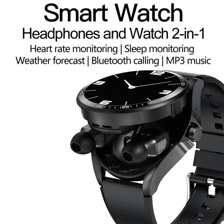 F36 1.46 inch TFT Color Screen 2 in 1 Bluetooth Earphone Smart Watch, Support Bluetooth Call / NFC